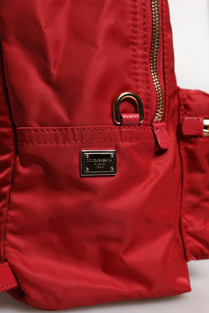 Dolce & Gabbana Red #DGFAMILY VULCANO Embellishment Backpack Bag - Sandy Store ByNet