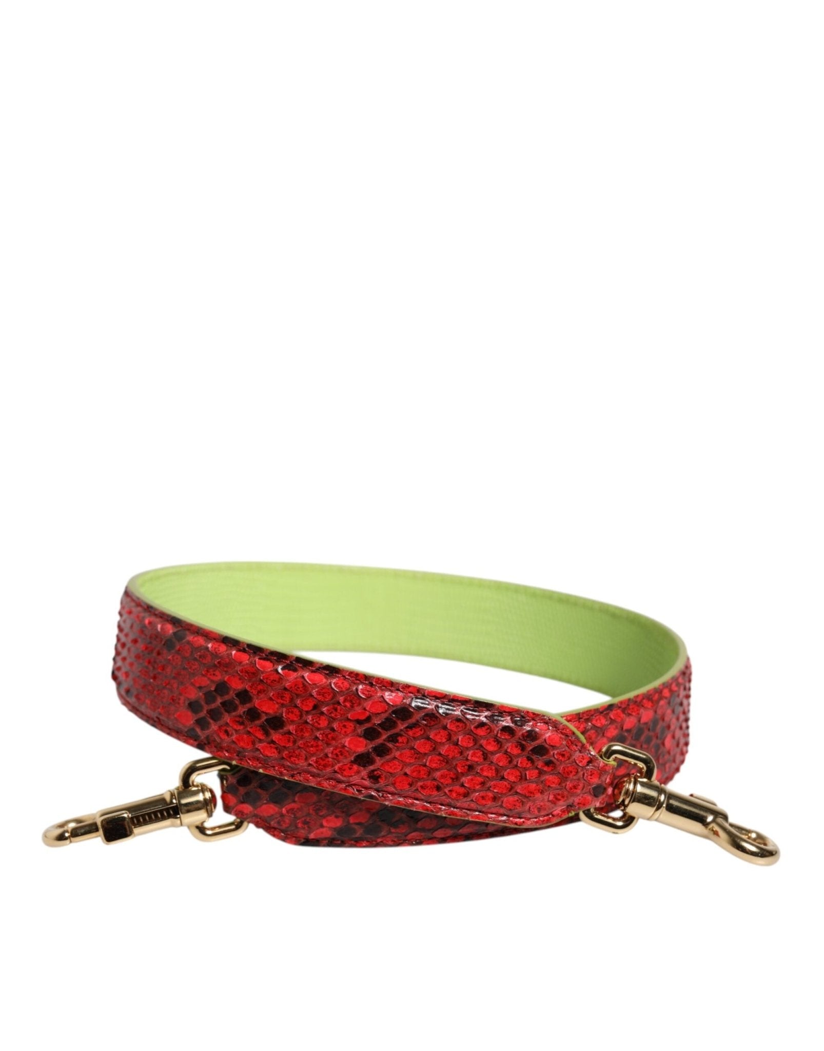 Dolce & Gabbana Red Exotic Leather Handbag Accessory Shoulder Strap – par Dolce & Gabbana | Disponible sur Sandy Store ByNet