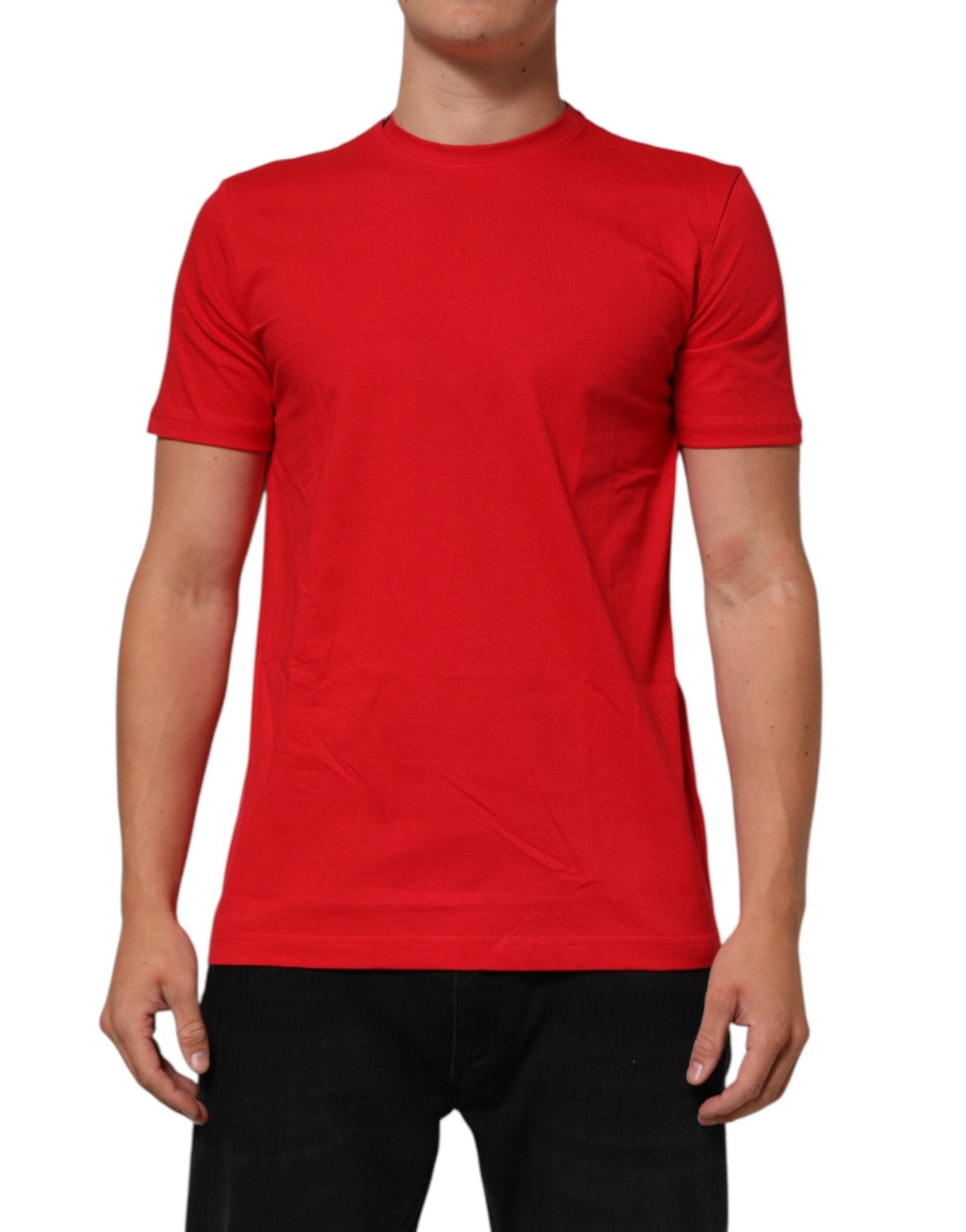 Dolce & Gabbana Red Goodluck 2023 Cotton Crew Neck T-shirt – IT46 | S par Dolce & Gabbana | Disponible sur Sandy Store ByNet