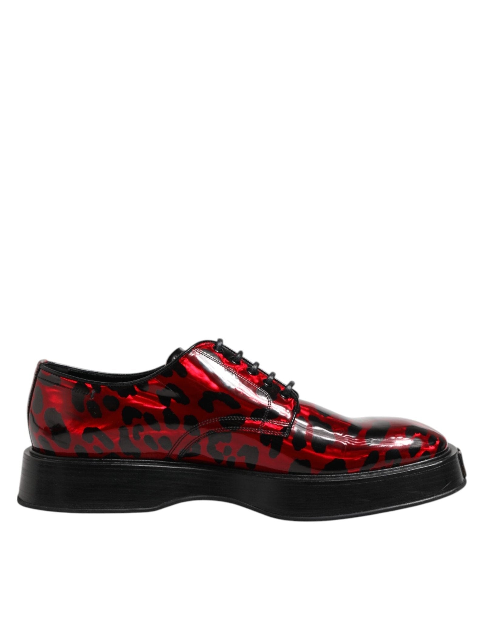 Dolce & Gabbana Red Leopard Derby Formal Men Dress Shoes – EU44/US11 par Dolce & Gabbana | Disponible sur Sandy Store ByNet