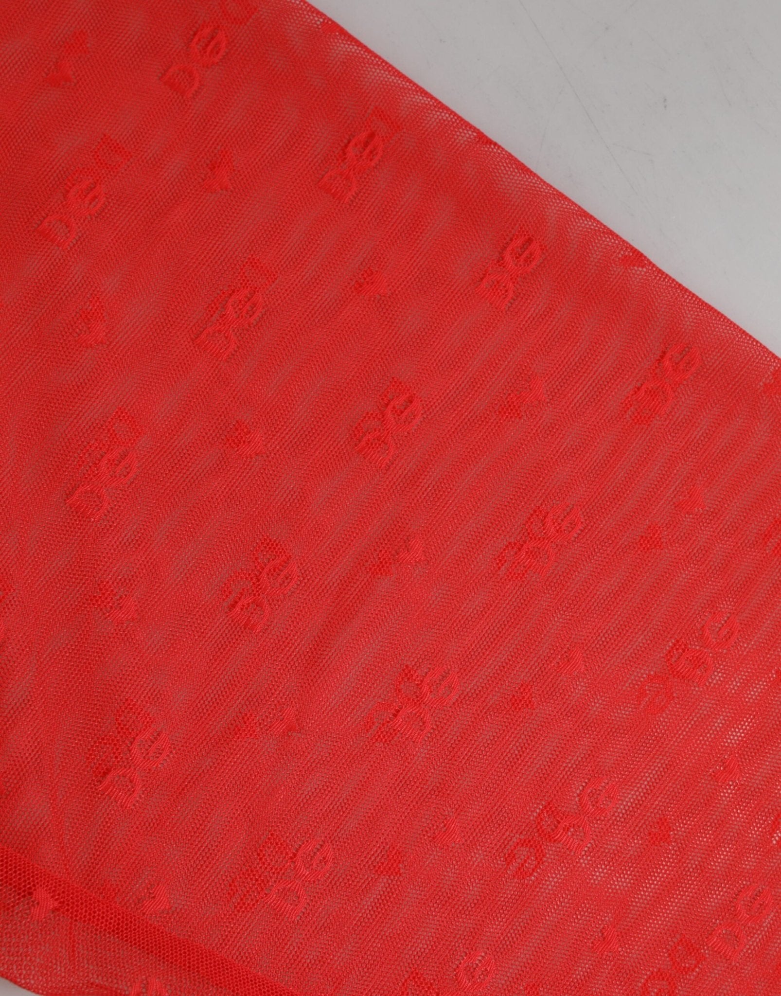 Dolce & Gabbana Red Logo Lace Tight Midi Trousers Underwear – IT2 | S par Dolce & Gabbana | Disponible sur Sandy Store ByNet