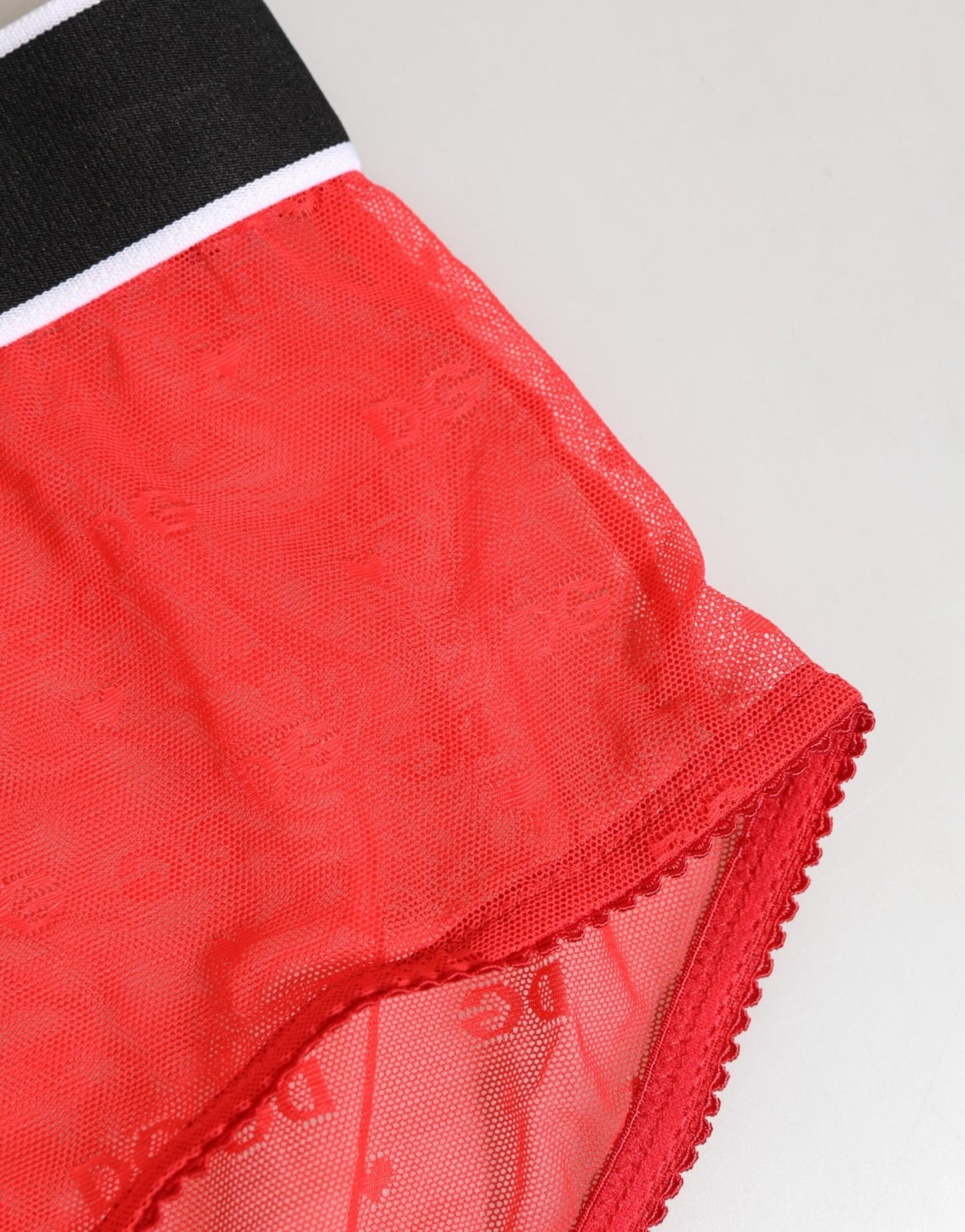 Dolce & Gabbana Red Nylon Logo Waistband Brief Panty Underwear – IT2 | S par Dolce & Gabbana | Disponible sur Sandy Store ByNet