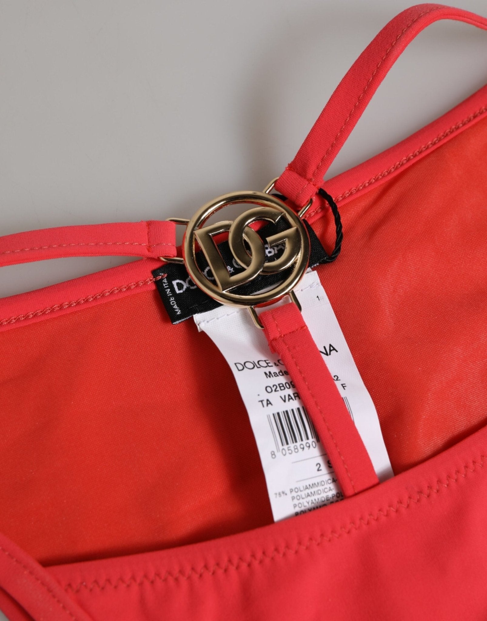 Dolce & Gabbana Red Nylon Stretch Tanga Brief Panty Underwear – IT2 | S par Dolce & Gabbana | Disponible sur Sandy Store ByNet