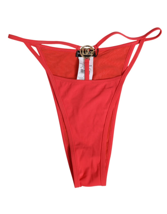 Dolce & Gabbana Red Nylon Stretch Tanga Brief Panty Underwear – IT2 | S par Dolce & Gabbana | Disponible sur Sandy Store ByNet