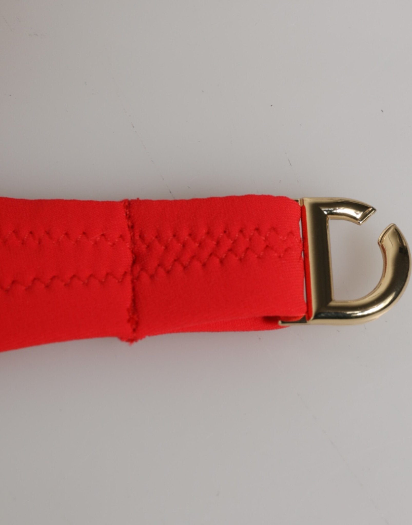 Dolce & Gabbana Red Nylon Swimsuit 2 Piece Top Bottom Swimwear – IT1 | XS par Dolce & Gabbana | Disponible sur Sandy Store ByNet