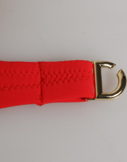 Dolce & Gabbana Red Nylon Swimsuit 2 Piece Top Bottom Swimwear – IT1 | XS par Dolce & Gabbana | Disponible sur Sandy Store ByNet