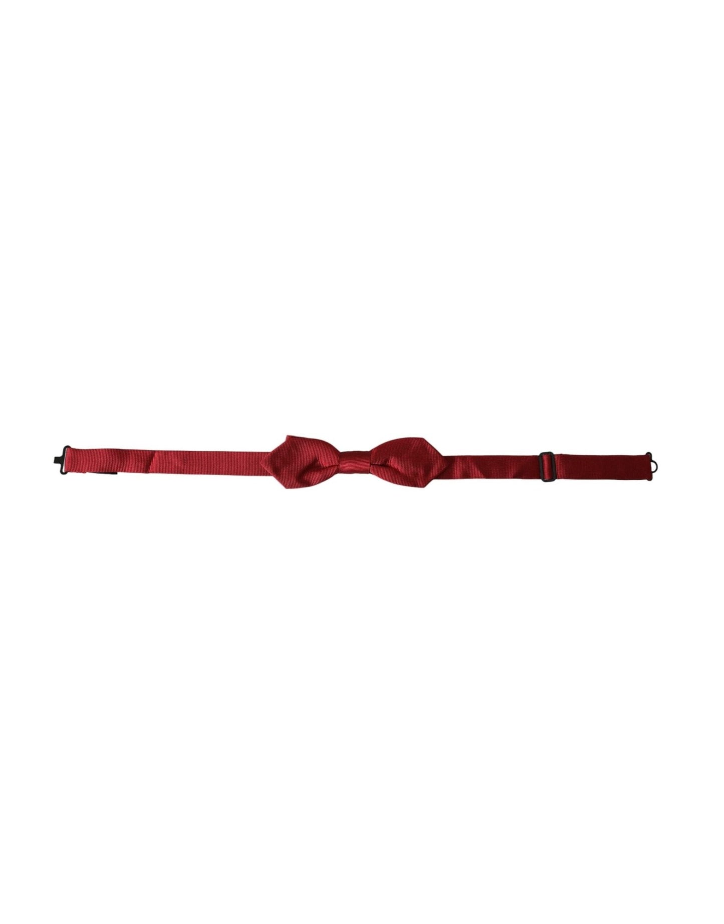 Dolce & Gabbana Red Silk Jacquard Adjustable Neck Men Bow Tie – par Dolce & Gabbana | Disponible sur Sandy Store ByNet