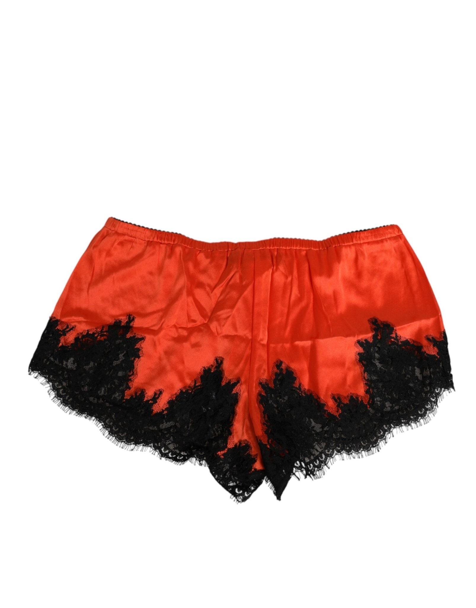 Dolce & Gabbana Red Silk Satin Lace Shorts Underwear – IT2 | S par Dolce & Gabbana | Disponible sur Sandy Store ByNet