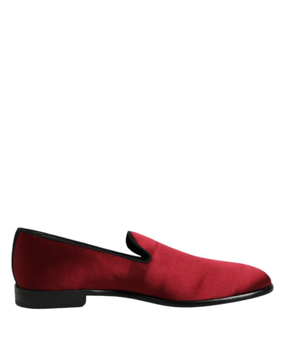 Dolce & Gabbana Red Velvet Slip On Loafers Formal Shoes – EU45/US12 par Dolce & Gabbana | Disponible sur Sandy Store ByNet