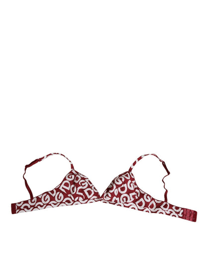 Dolce & Gabbana Red White Logo Mania Soft Cup Bra Underwear – IT2 | S par Dolce & Gabbana | Disponible sur Sandy Store ByNet