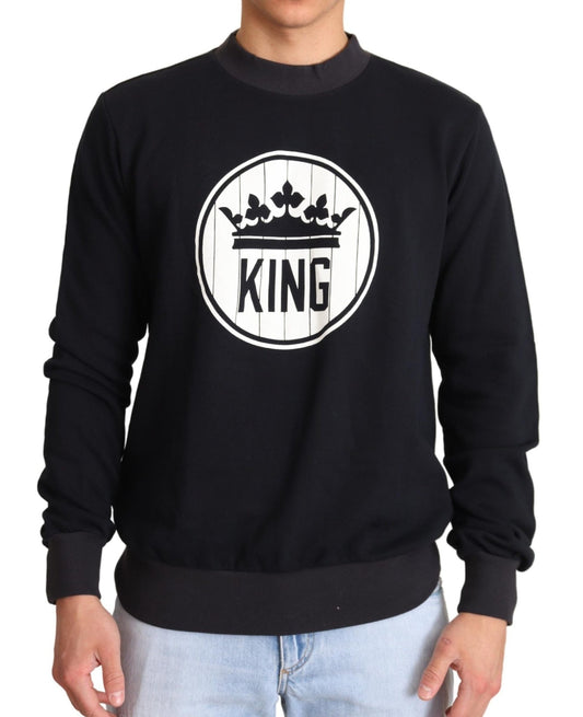 Dolce & Gabbana Regal Crown Motive Crewneck Sweater - Sandy Store ByNet