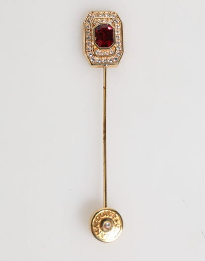 Dolce & Gabbana Rhinestone Embellished Sterling Silver Collar Brooch Pin – par Dolce & Gabbana | Disponible sur Sandy Store ByNet