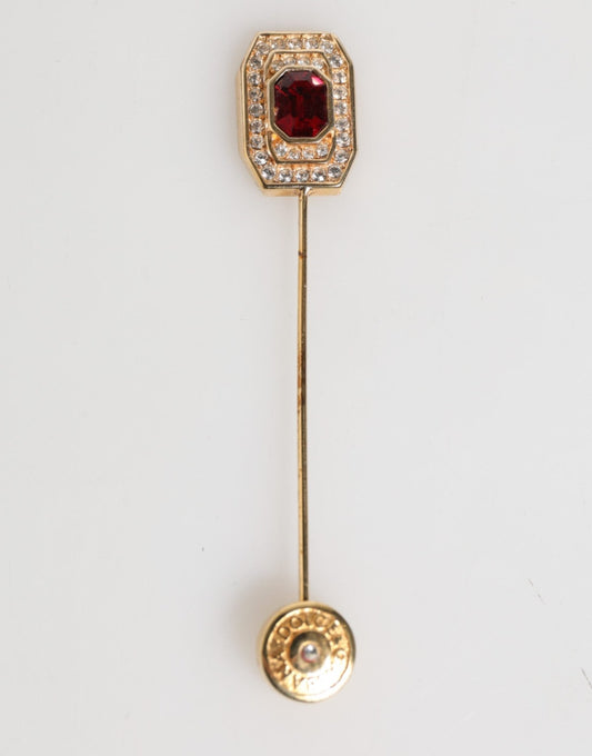 Dolce & Gabbana Rhinestone Embellished Sterling Silver Collar Brooch Pin – par Dolce & Gabbana | Disponible sur Sandy Store ByNet