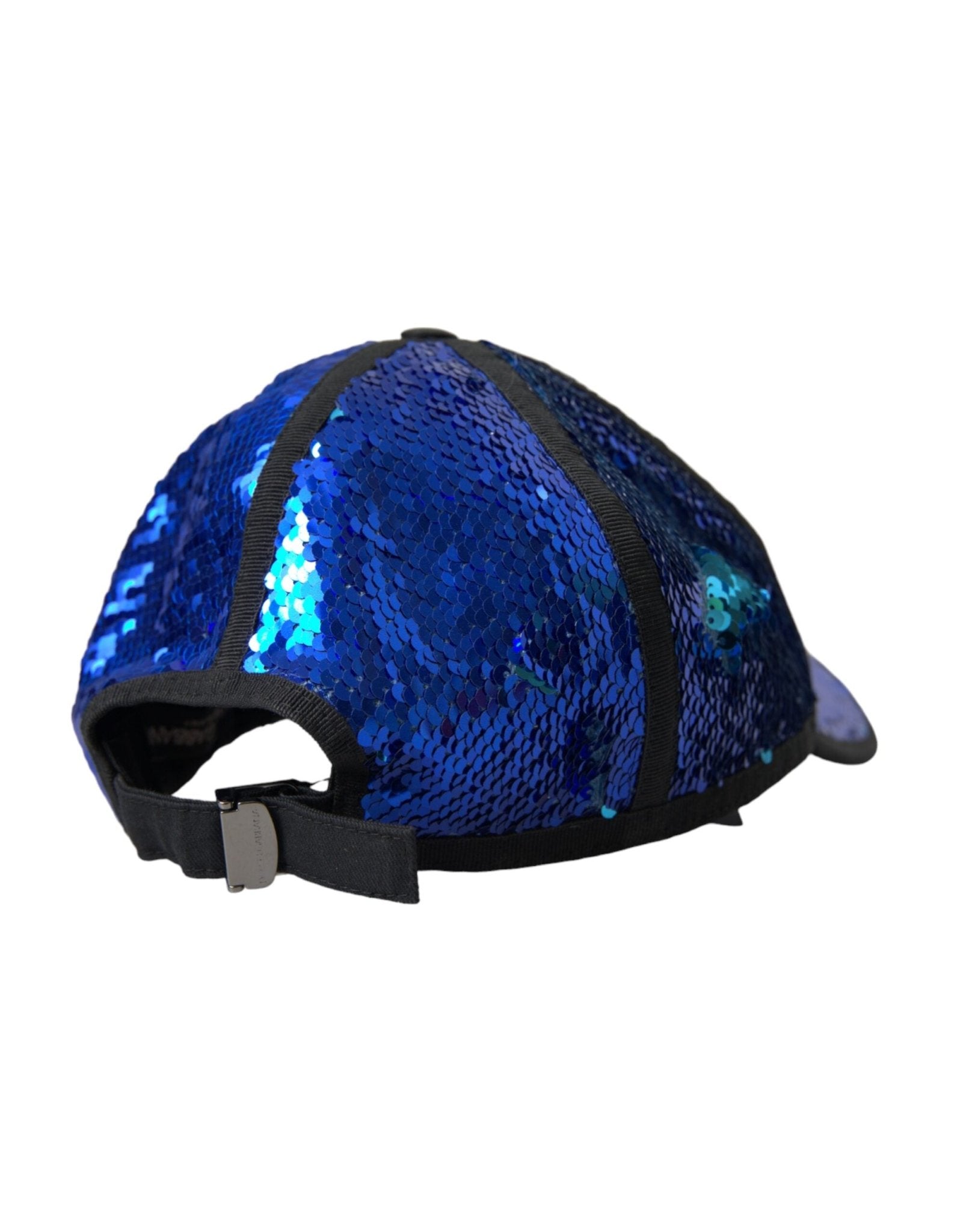 Dolce & Gabbana Royal Blue Sequin Baseball Hat Men - Sandy Store ByNet