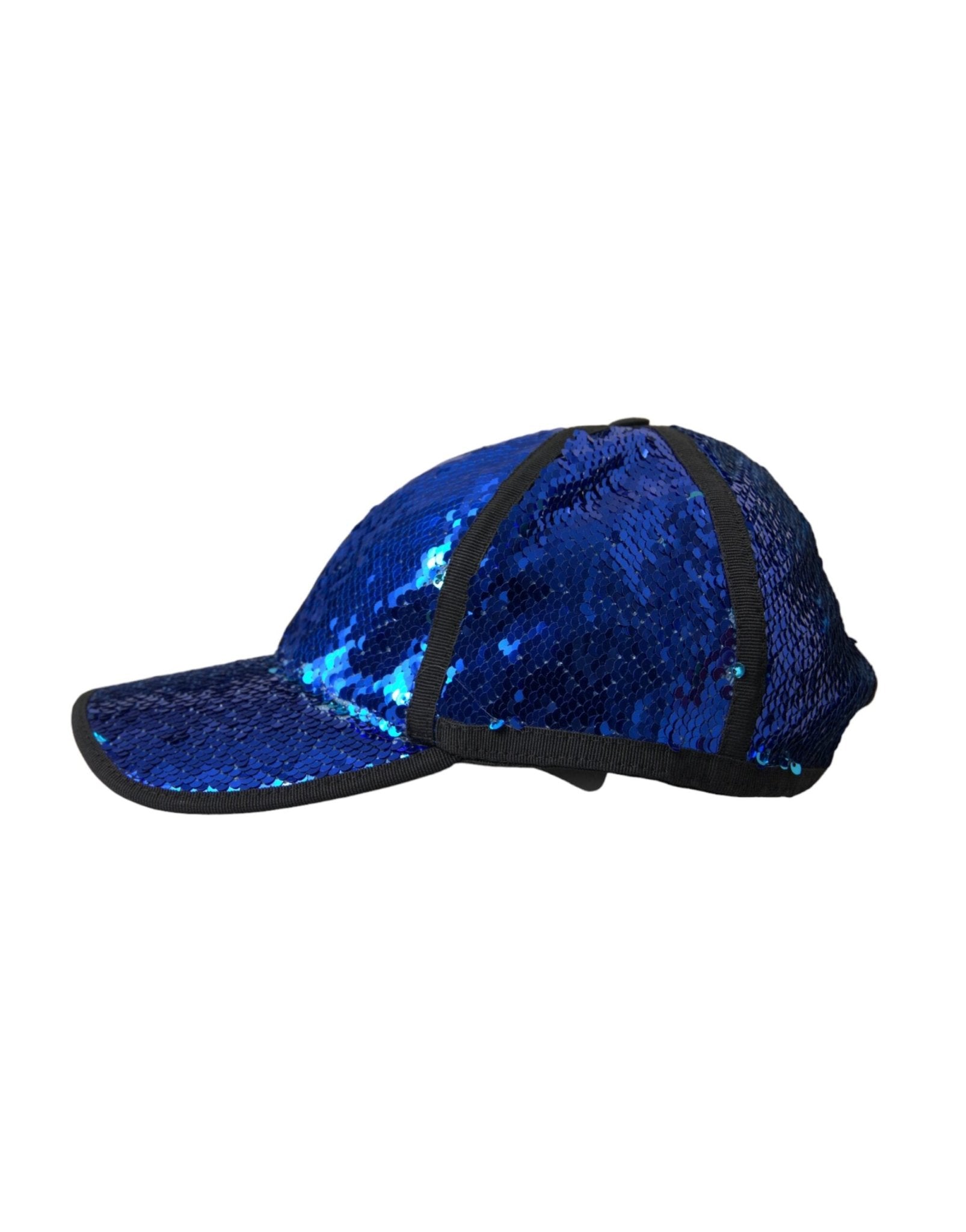 Dolce & Gabbana Royal Blue Sequin Baseball Hat Men - Sandy Store ByNet