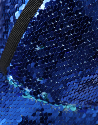 Dolce & Gabbana Royal Blue Sequin Baseball Hat Men - Sandy Store ByNet