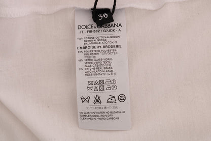 Dolce & Gabbana Sequined Fairy Tale Cotton T-Shirt - Sandy Store ByNet