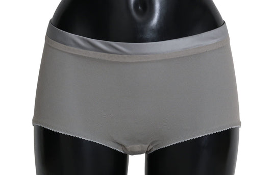 Dolce & Gabbana Shimmering Silver Stretch Cotton Underwear - Sandy Store ByNet