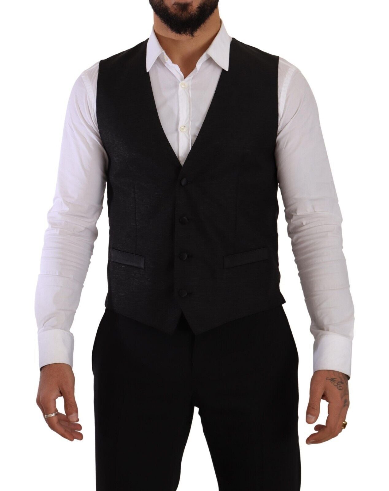 Dolce & Gabbana Sicilia Slim Fit Black Suit Ensemble - Sandy Store ByNet