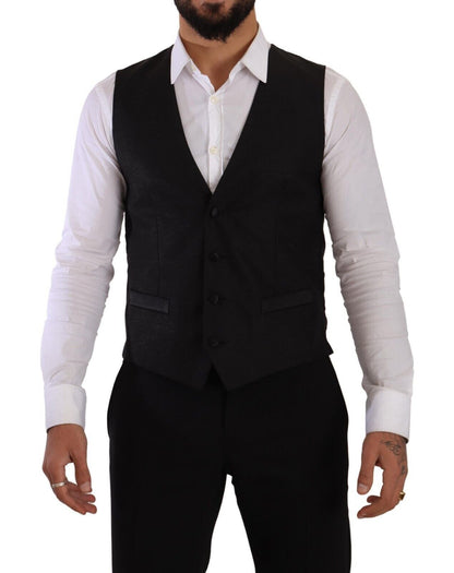 Dolce & Gabbana Sicilia Slim Fit Black Suit Ensemble - Sandy Store ByNet