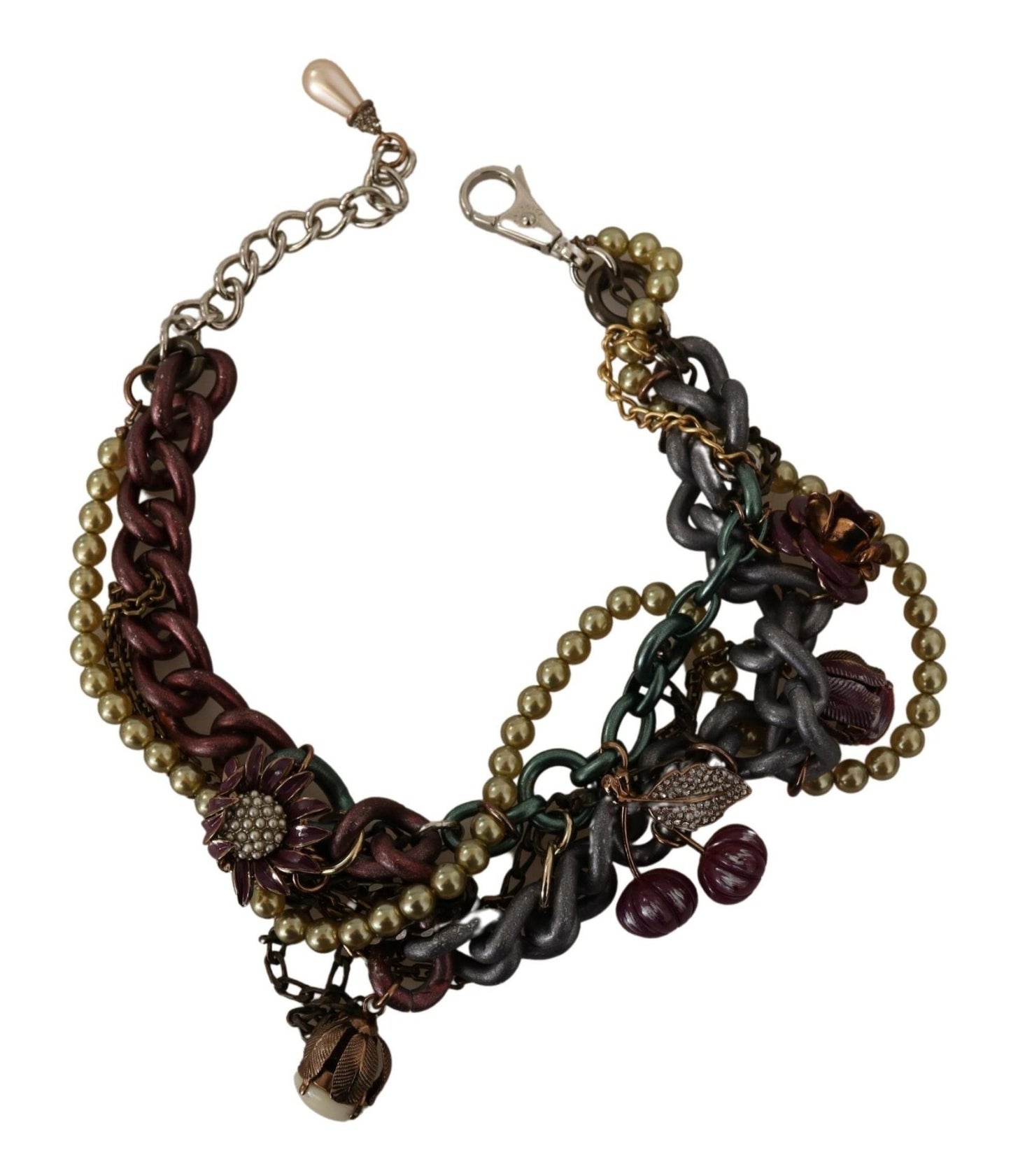 Dolce & Gabbana Sicilian Elegance Gold - Tone Statement Necklace - Sandy Store ByNet