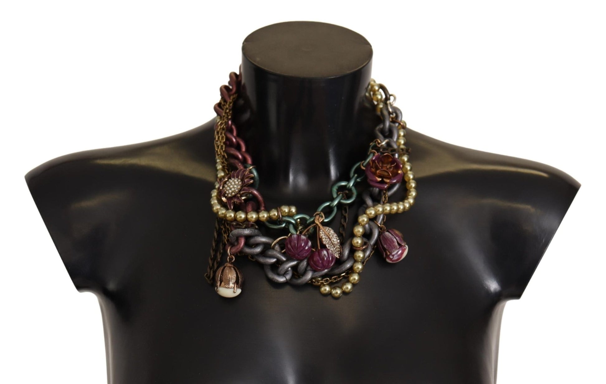 Dolce & Gabbana Sicilian Elegance Gold - Tone Statement Necklace - Sandy Store ByNet