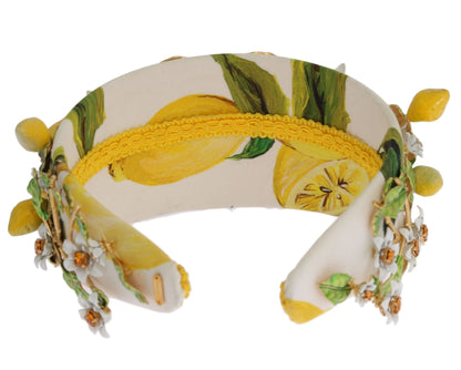Dolce & Gabbana Sicilian Lemon Crystal Diadem Tiara - Sandy Store ByNet