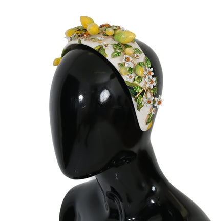 Dolce & Gabbana Sicilian Lemon Crystal Diadem Tiara - Sandy Store ByNet