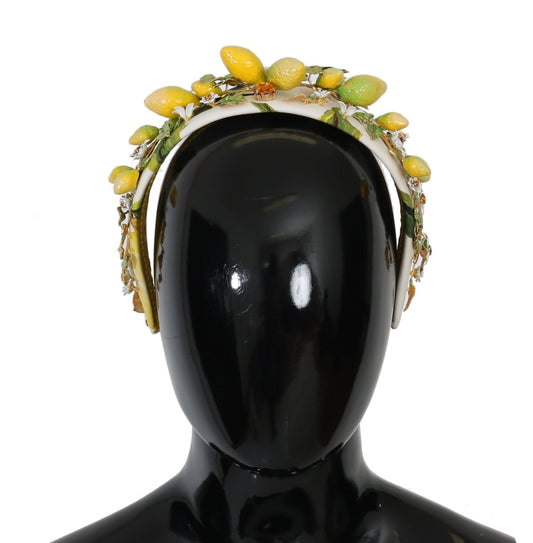 Dolce & Gabbana Sicilian Lemon Crystal Diadem Tiara - Sandy Store ByNet