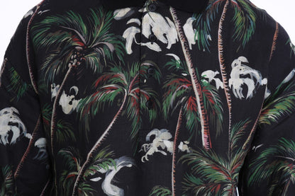 Dolce & Gabbana Sicilian Volcano Motive Polo Tee - Sandy Store ByNet