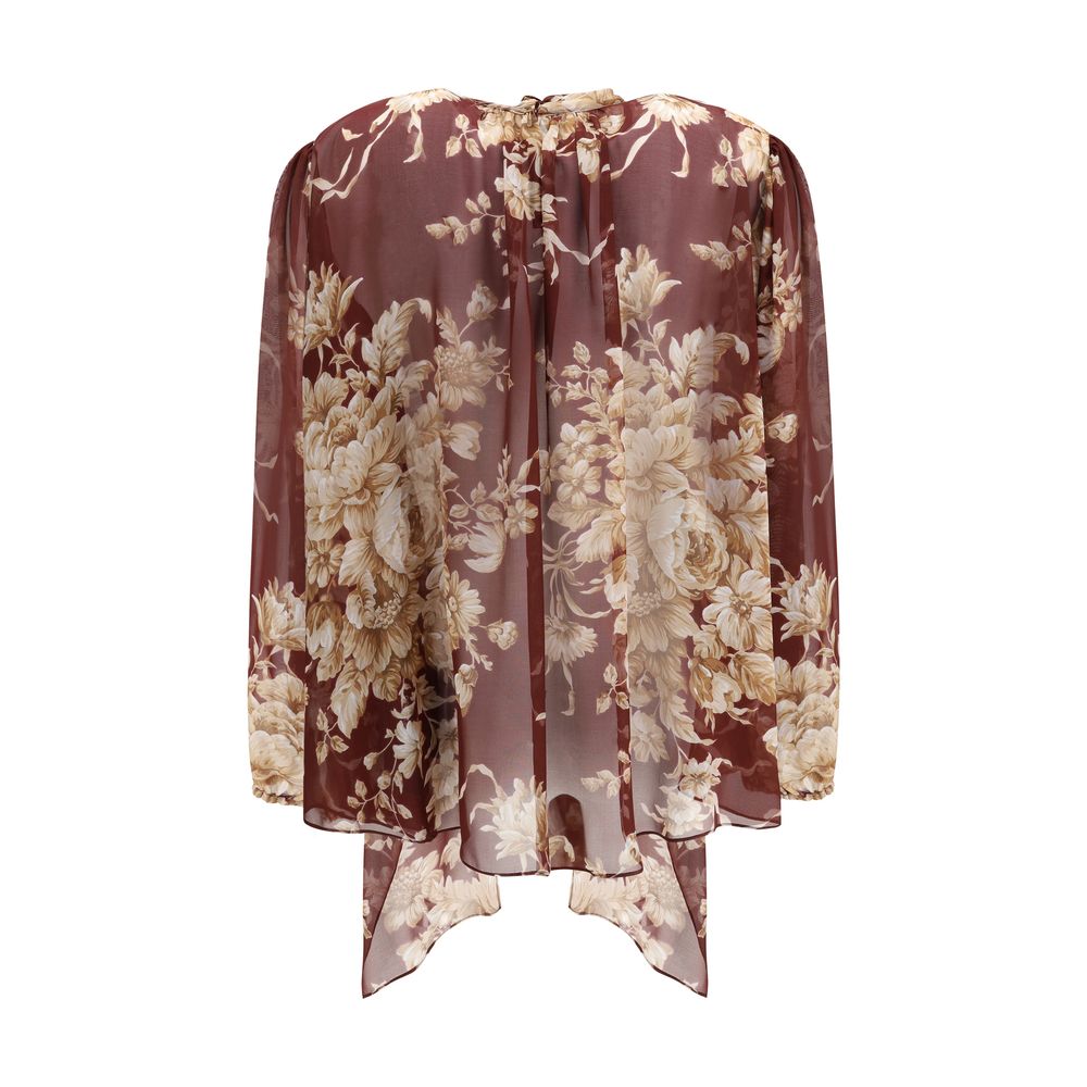 Dolce & Gabbana Silk chiffon floral Shirt – IT40 | M par Dolce & Gabbana | Disponible sur Sandy Store ByNet