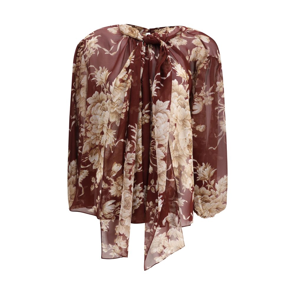 Dolce & Gabbana Silk chiffon floral Shirt – IT40 | M par Dolce & Gabbana | Disponible sur Sandy Store ByNet