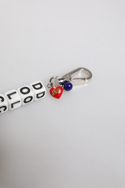 Dolce & Gabbana Silver Brass Chain Dice Logo Embellished Charm Bracelet - Sandy Store ByNet