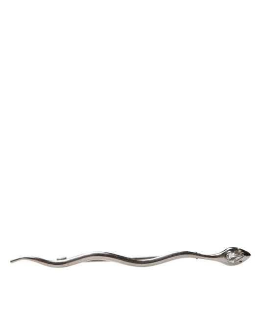 Dolce & Gabbana Silver Brass Crystal Spilla Serpente Mens Brooch Pin – par Dolce & Gabbana | Disponible sur Sandy Store ByNet