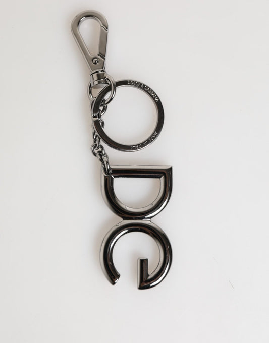 Dolce & Gabbana Silver Brass DG Logo Metal Keychain Holder Men Keyring – par Dolce & Gabbana | Disponible sur Sandy Store ByNet