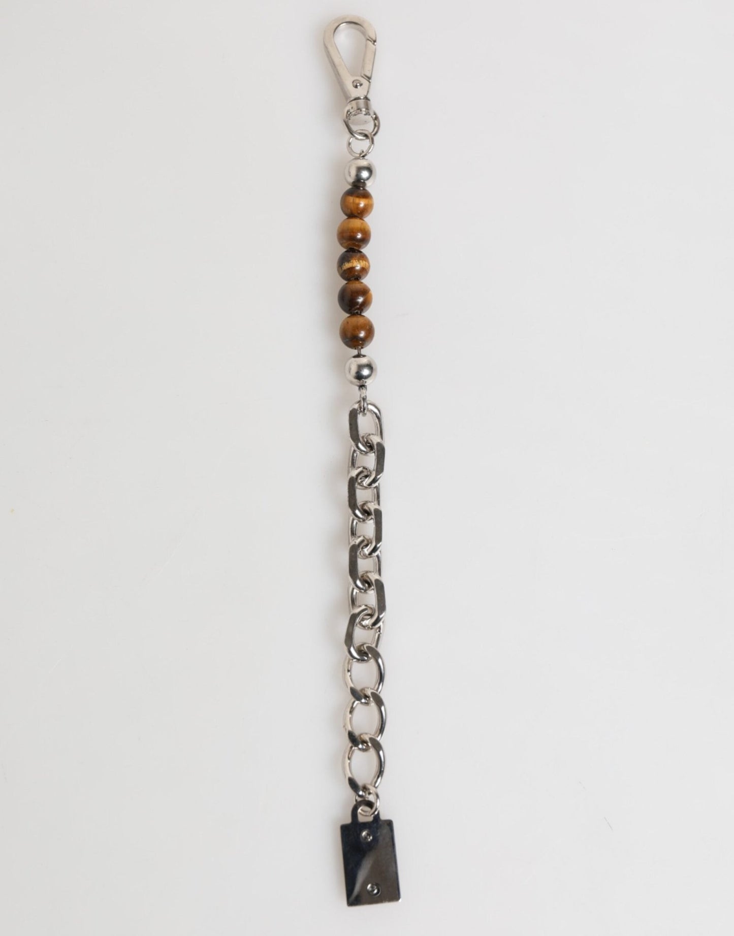Dolce & Gabbana Silver Chain Brass Beaded Lobster Clasp Logo Men Bracelet – par Dolce & Gabbana | Disponible sur Sandy Store ByNet
