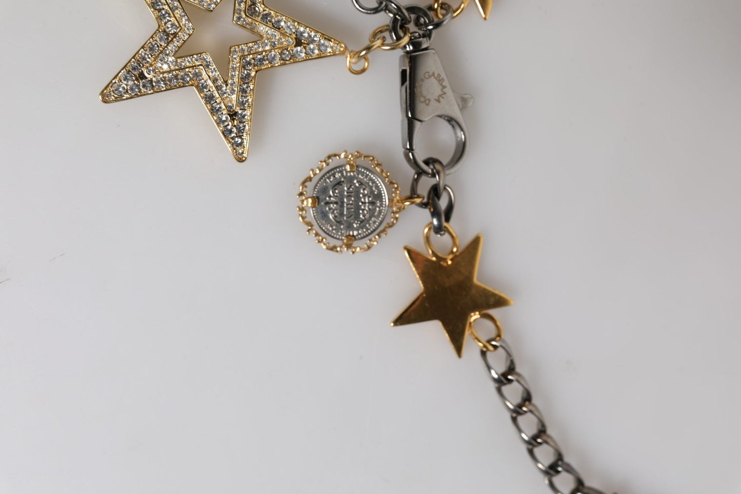 Dolce & Gabbana Silver Gold Brass Embellished Waist Chain Belt - Sandy Store ByNet