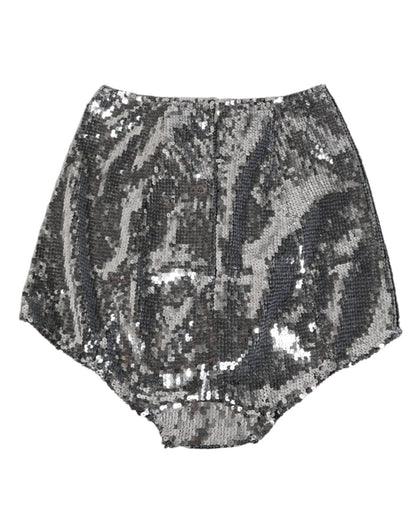 Dolce & Gabbana Silver Nylon Sequined Slip Girdle Panty Underwear – IT2 | S par Dolce & Gabbana | Disponible sur Sandy Store ByNet