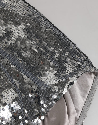 Dolce & Gabbana Silver Nylon Sequined Slip Girdle Panty Underwear – IT2 | S par Dolce & Gabbana | Disponible sur Sandy Store ByNet