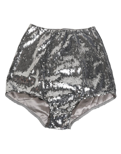 Dolce & Gabbana Silver Nylon Sequined Slip Girdle Panty Underwear – IT2 | S par Dolce & Gabbana | Disponible sur Sandy Store ByNet