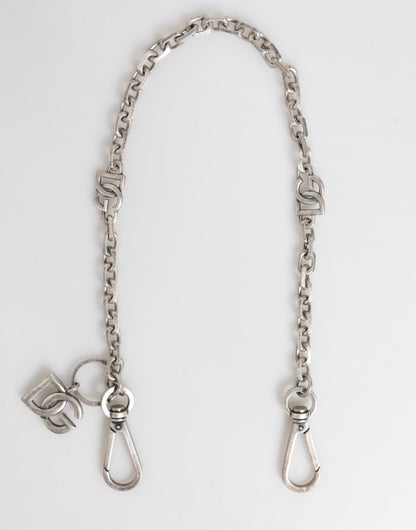 Dolce & Gabbana Silver Tone Brass DG Logo Detailing Chain Men Necklace – par Dolce & Gabbana | Disponible sur Sandy Store ByNet