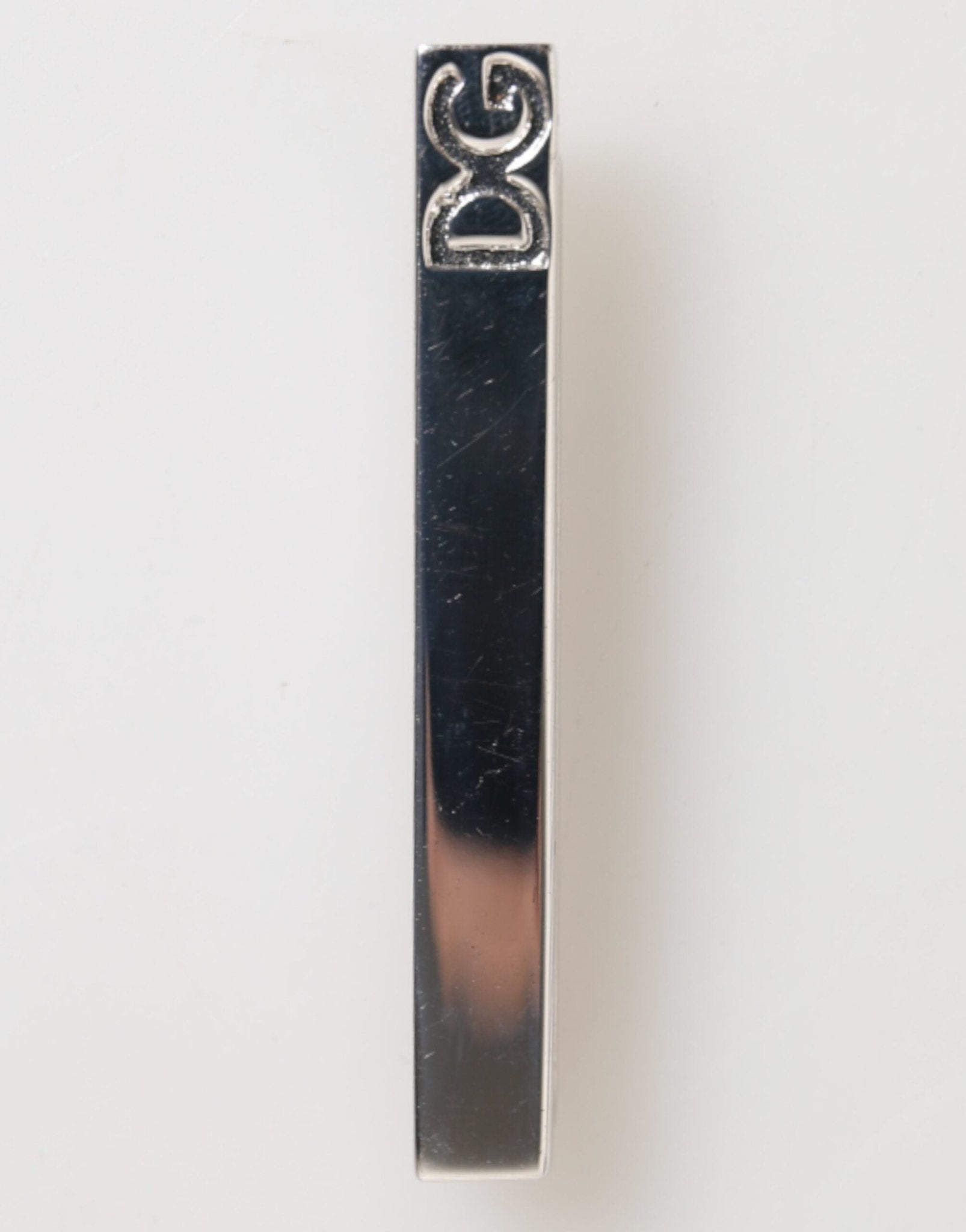Dolce & Gabbana Silver Tone Brass Logo Branded Men Accessory Tie Clip Bar – par Dolce & Gabbana | Disponible sur Sandy Store ByNet