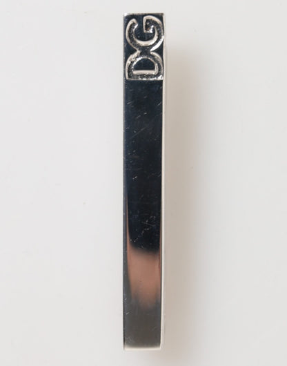 Dolce & Gabbana Silver Tone Brass Logo Branded Men Accessory Tie Clip Bar – par Dolce & Gabbana | Disponible sur Sandy Store ByNet