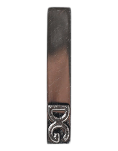 Dolce & Gabbana Silver Tone Brass Logo Branded Tie Clip Bar – par Dolce & Gabbana | Disponible sur Sandy Store ByNet