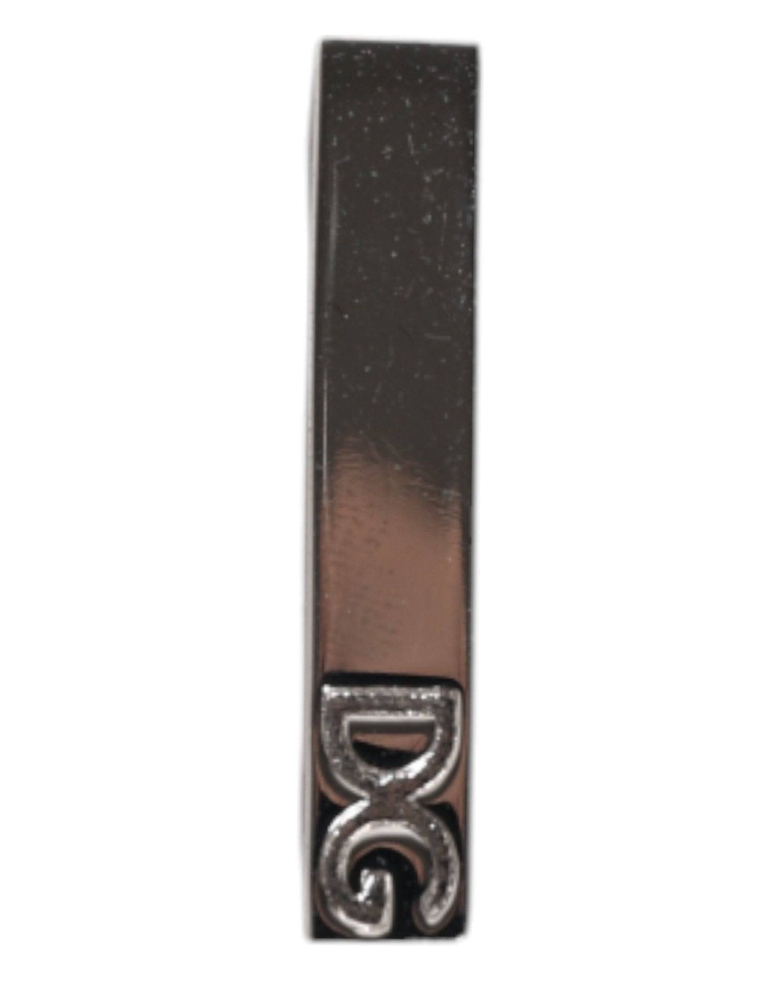Dolce & Gabbana Silver Tone Brass Logo Branded Tie Clip Bar – par Dolce & Gabbana | Disponible sur Sandy Store ByNet