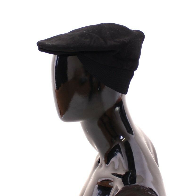 Dolce & Gabbana Sleek Black Newsboy Cap - Sandy Store ByNet