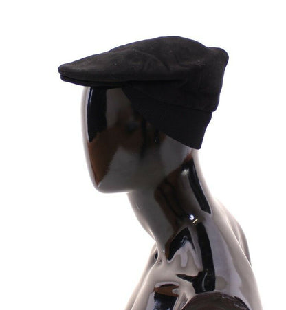 Dolce & Gabbana Sleek Black Newsboy Cap - Sandy Store ByNet