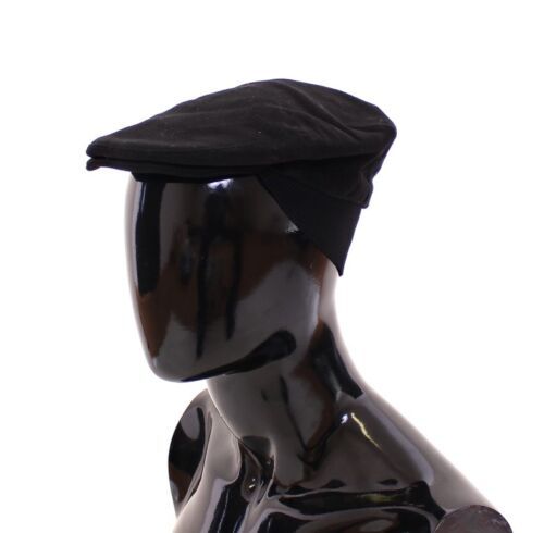 Dolce & Gabbana Sleek Black Newsboy Cap - Sandy Store ByNet