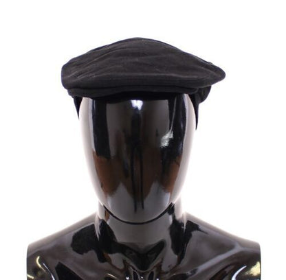Dolce & Gabbana Sleek Black Newsboy Cap - Sandy Store ByNet