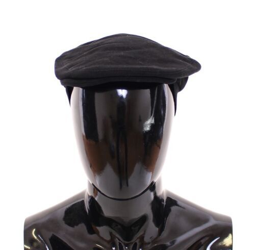 Dolce & Gabbana Sleek Black Newsboy Cap - Sandy Store ByNet